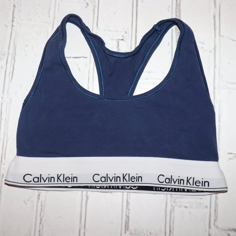 💙 Blue Sports Bra · Calvin Klein · Size S 💙